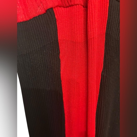 Zara Bold Red and Black Maxi Dress - Picture 6 of 8